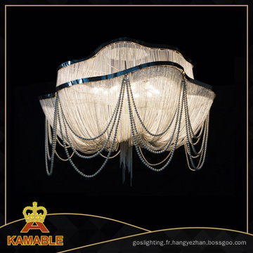 Lampe de projet moderne de lustre de chaîne de perles (KA1219)